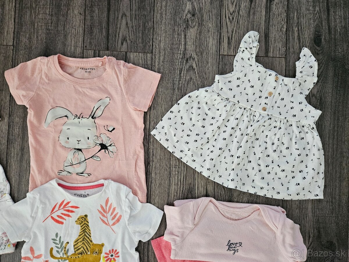 Letný balík oblečenia pre dievčatko 80 - 3