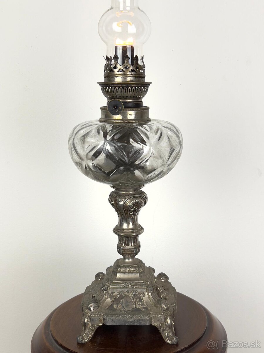 Stolova petrolejka s kovu - 3