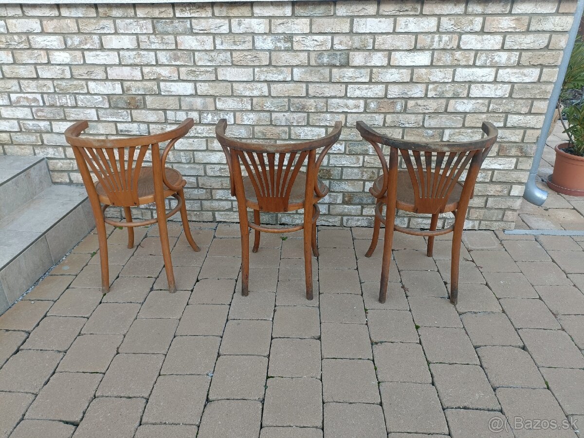 Stolicky thonet 3 kus - 3