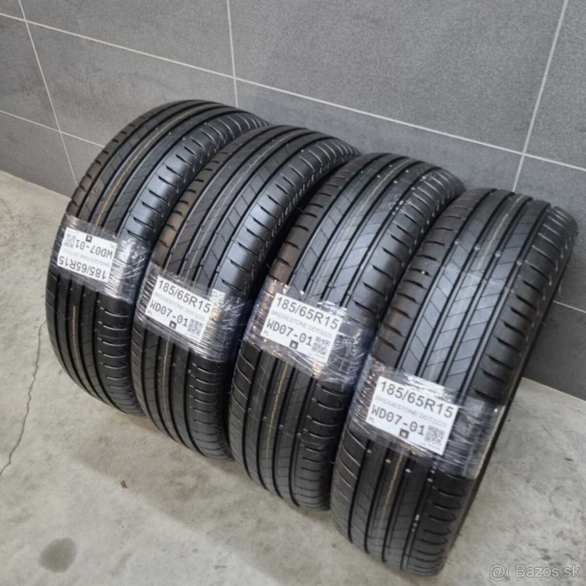 Letné pneumatiky 185/65 R15 BRIDGESTONE - 3