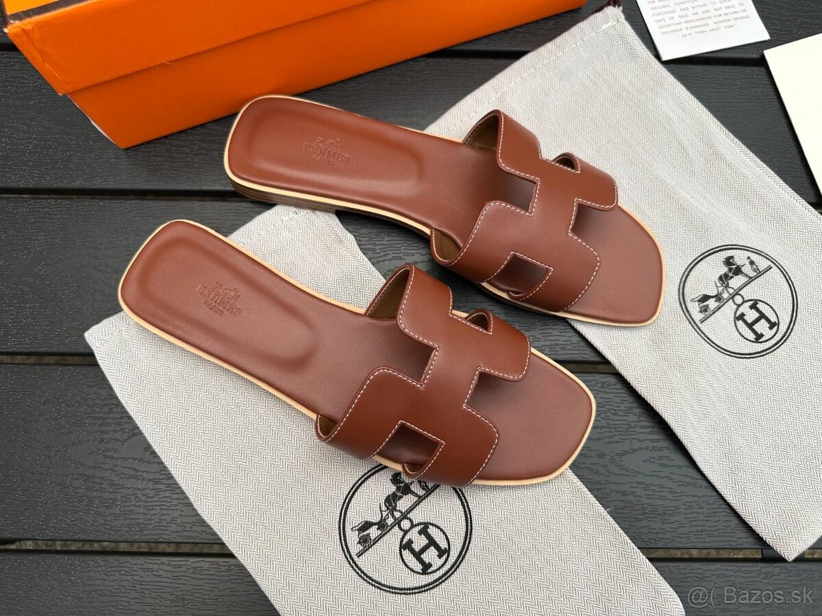 Hermes slapky full box - 3