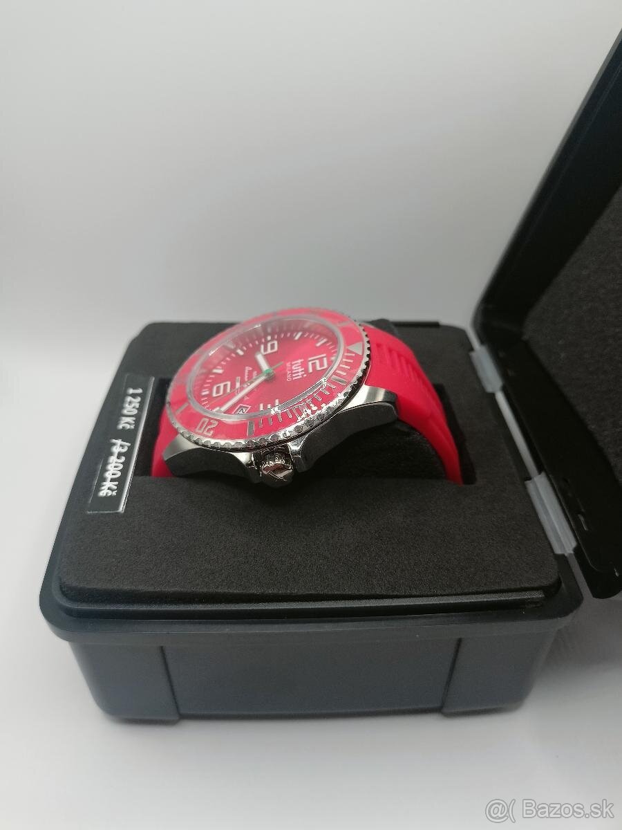 NOVÉ Pánske hodinky Tutti Milano červené (70% zľava+BONUS) - 3