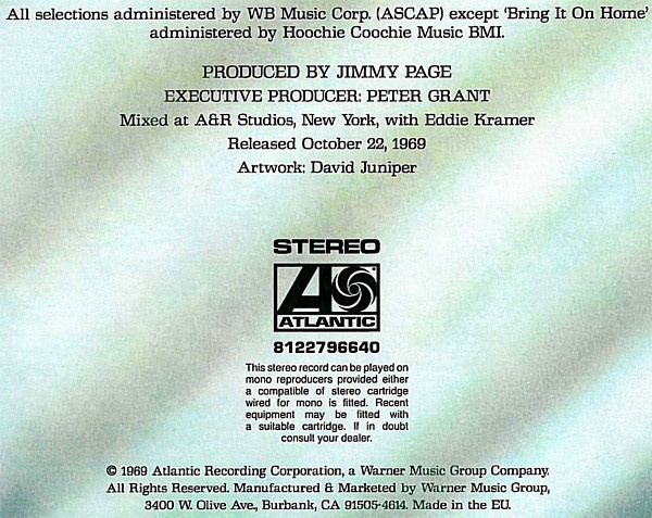 LP Led Zeppelin – Led Zeppelin II - 3