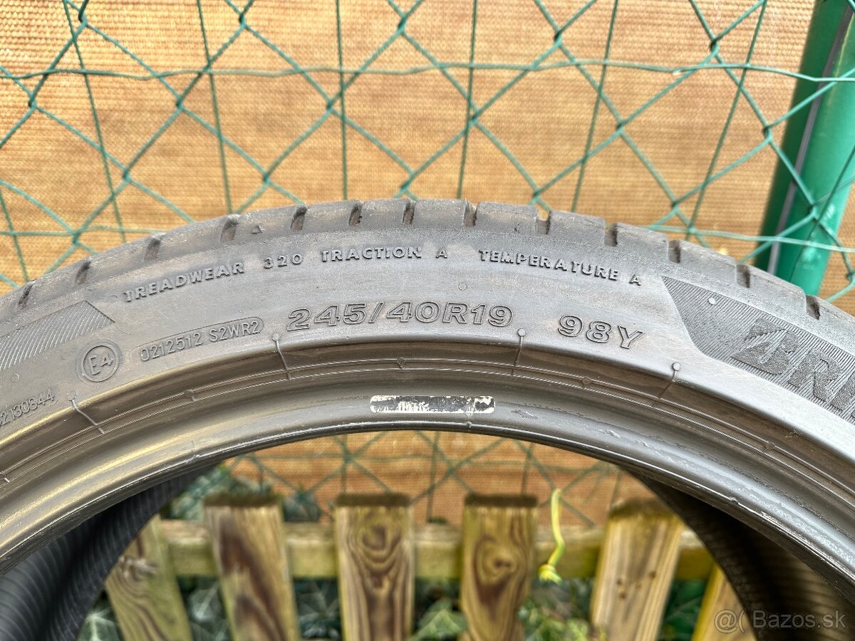 245/40 R19 98Y XL letné BRIDGESTONE - 3
