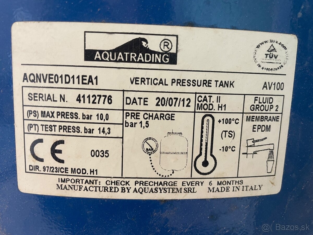 Predám expanznú nádobu. - 3