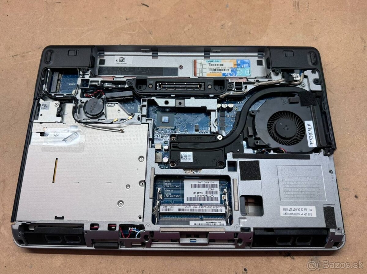 Predám pokazený notebook na náhradné diely zn.Dell e6440. - 3