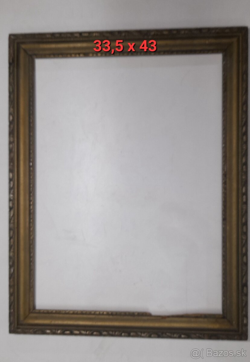 Rámy na obrazy - starožitné - 3