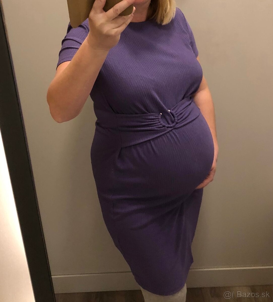 Krásne fialové (levandulové) šaty - 3