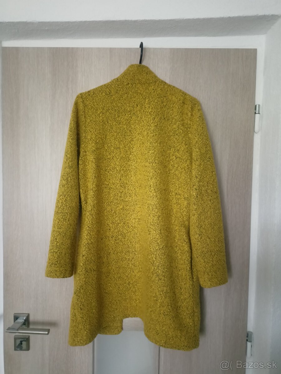 Dámsky horčicový kardigán - 3