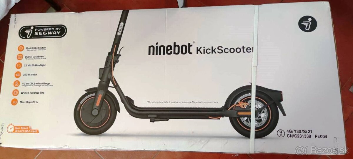 Elektrokolobežka Kickscooter model F40E, nevhodný darček, ce - 3