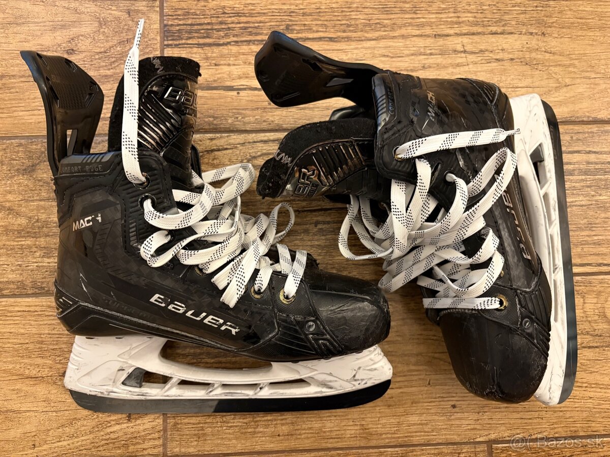 Predám hokejové korčule Bauer Mach veľ. 7, Fit 2 - 3
