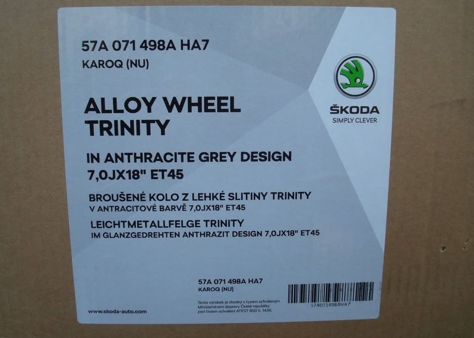 Alu R 18 ŠKODA,SEAT,VW,AUDI. - 3