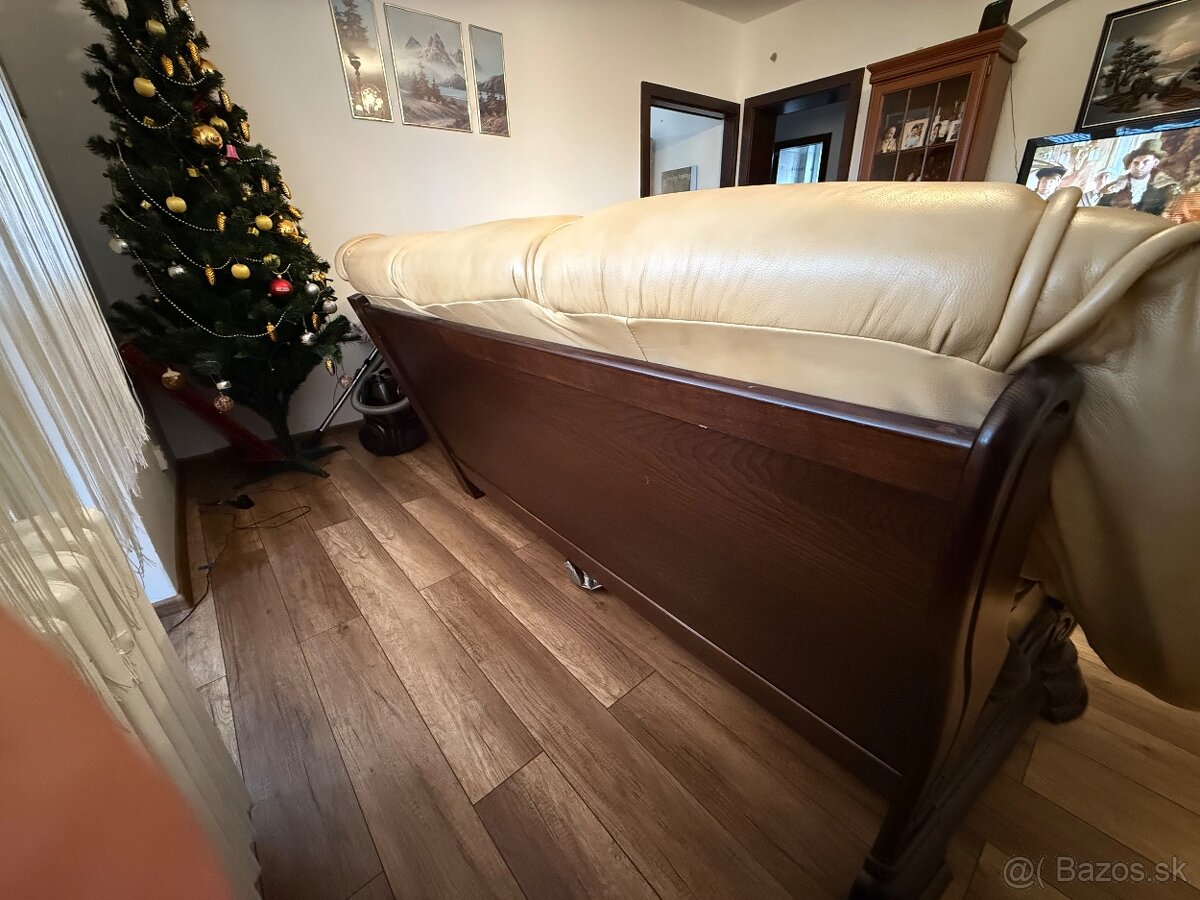 Celokožená rohová sedačka - 3