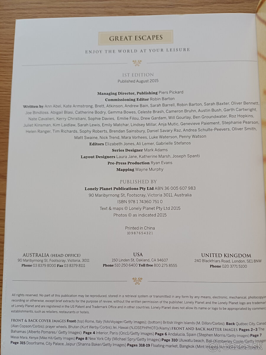 Great Escapes/Lonely Planet (AJ) - 3