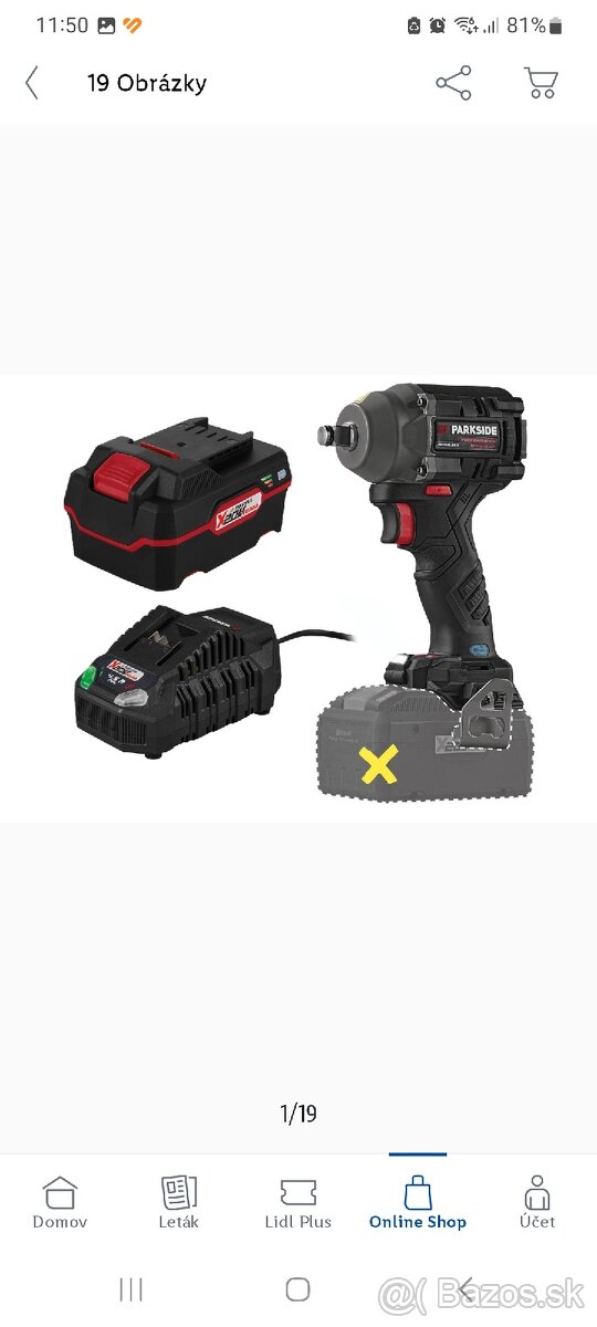 KÚPIM parkside naradie a batérie. . - 3