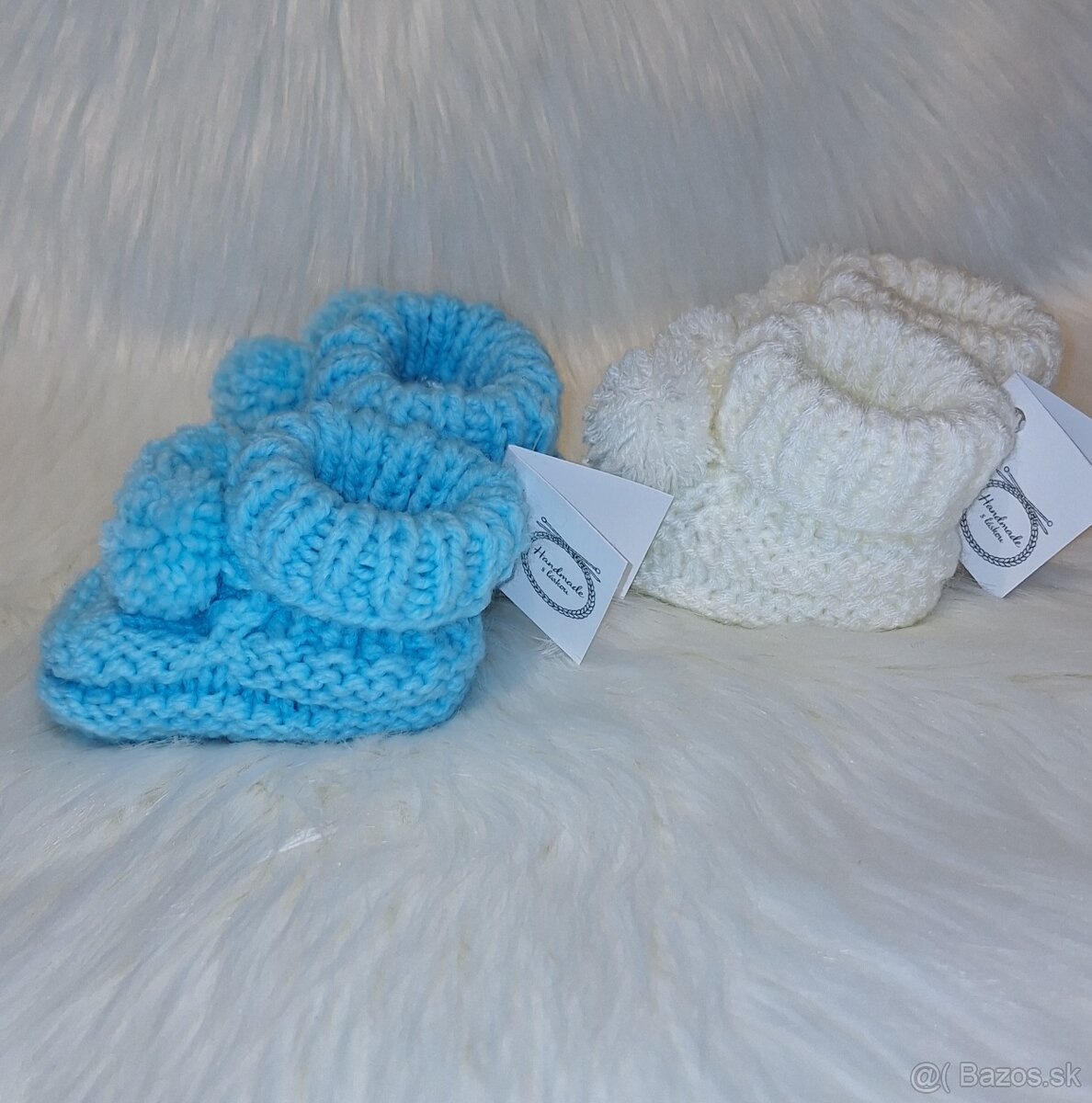 Detské chlapčenské topánočky botičky handmade - 3