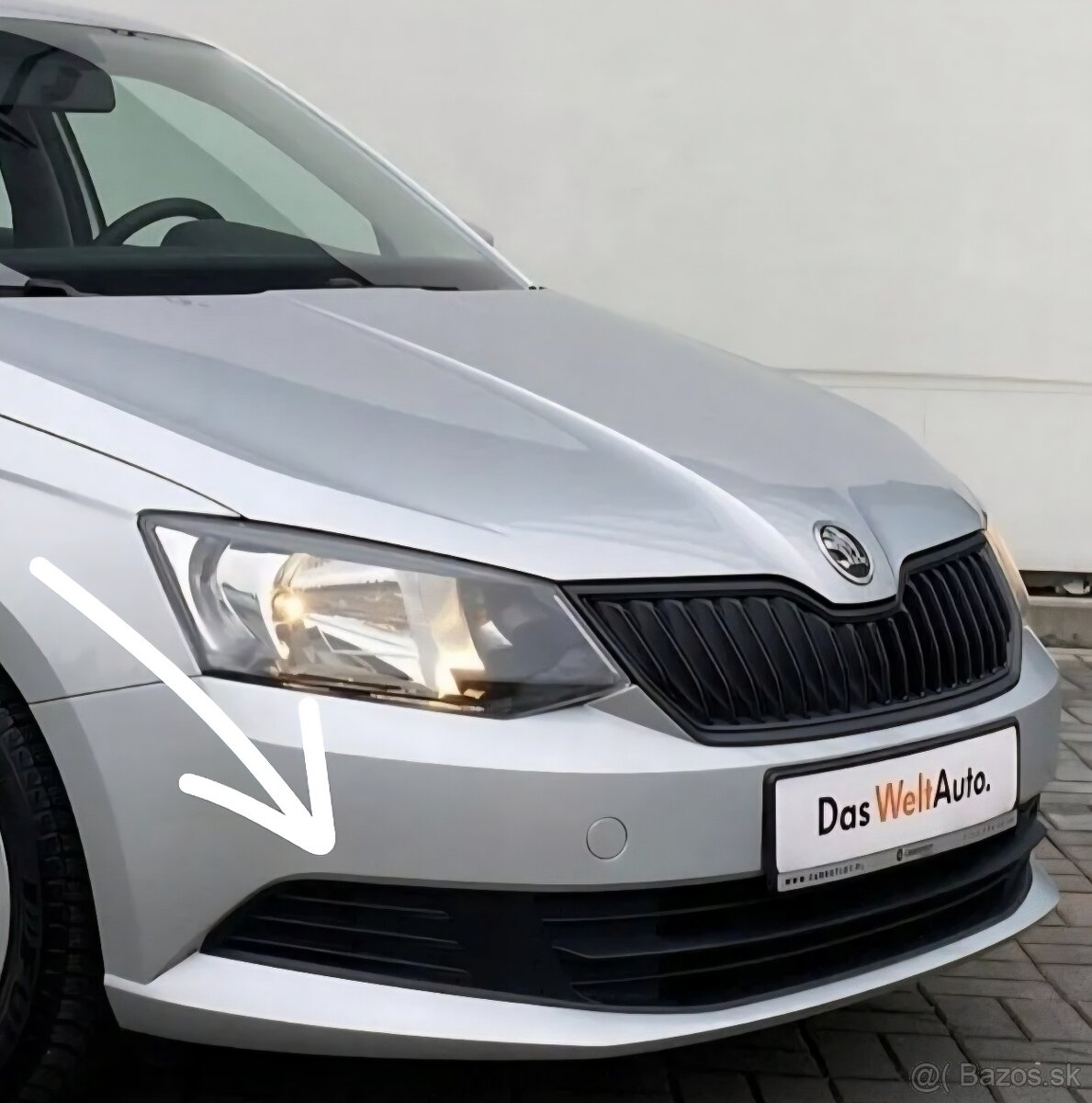 Predám predný kryt náraznika Škoda Fabia 3 - 3