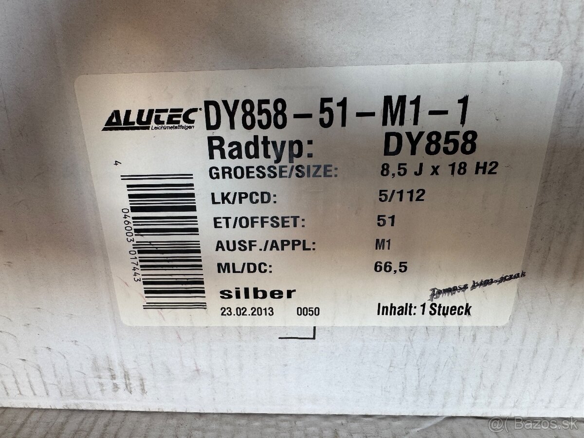 VW Skoda SEAT Audi Alu 18” 5x112 - 3