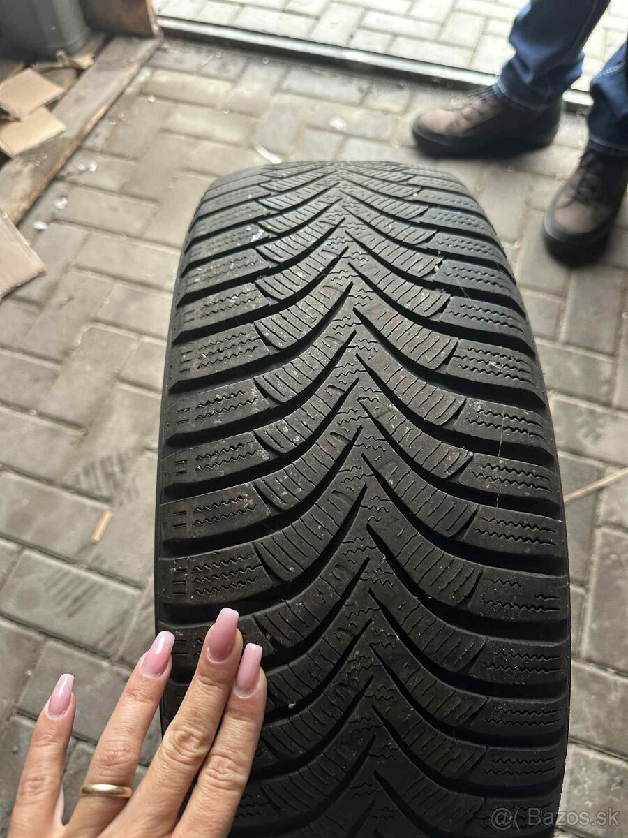 Plechové disky R16 5x112 so zimnými pneu - 3