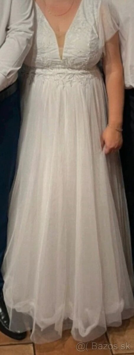 svadobné šaty veľkosť XL - 3