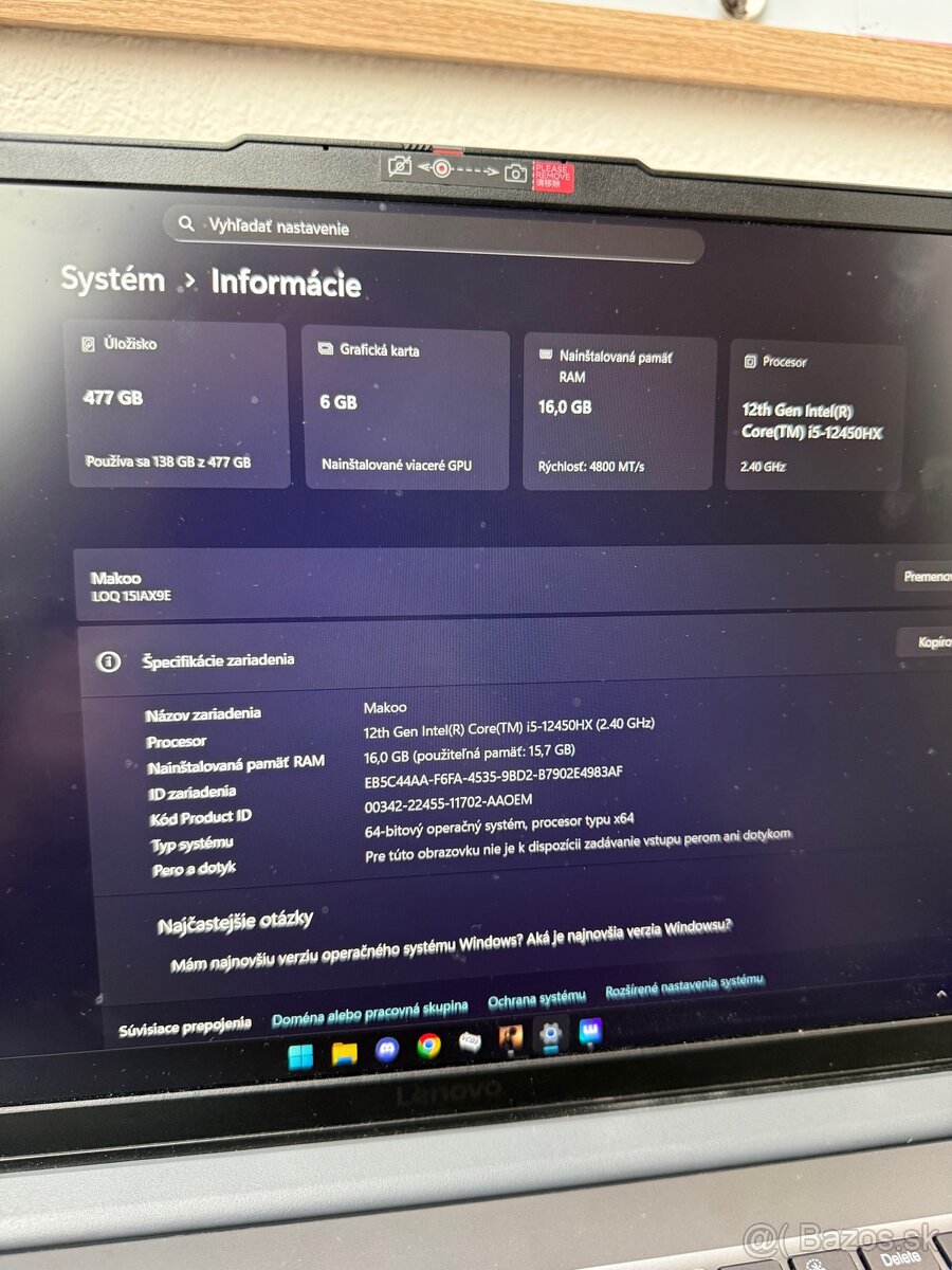 Lenovo LOQ 15IAX9E - 3