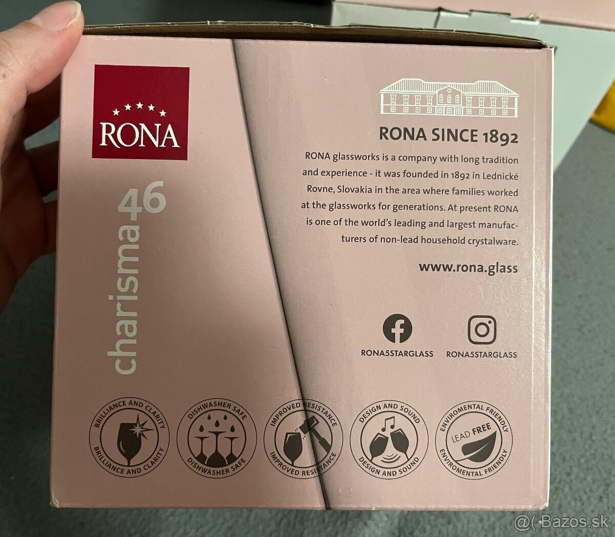 RONA LONG DRINK poháre 8ks (Nové) - 3