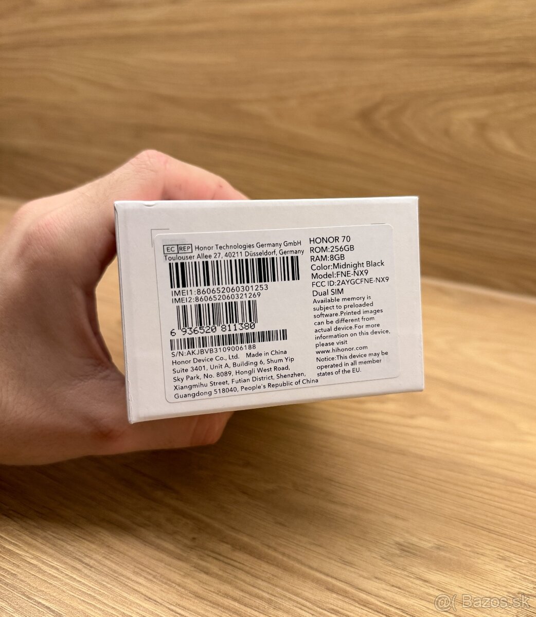 Honor 70 8GB/256GB Midnight Black - 3