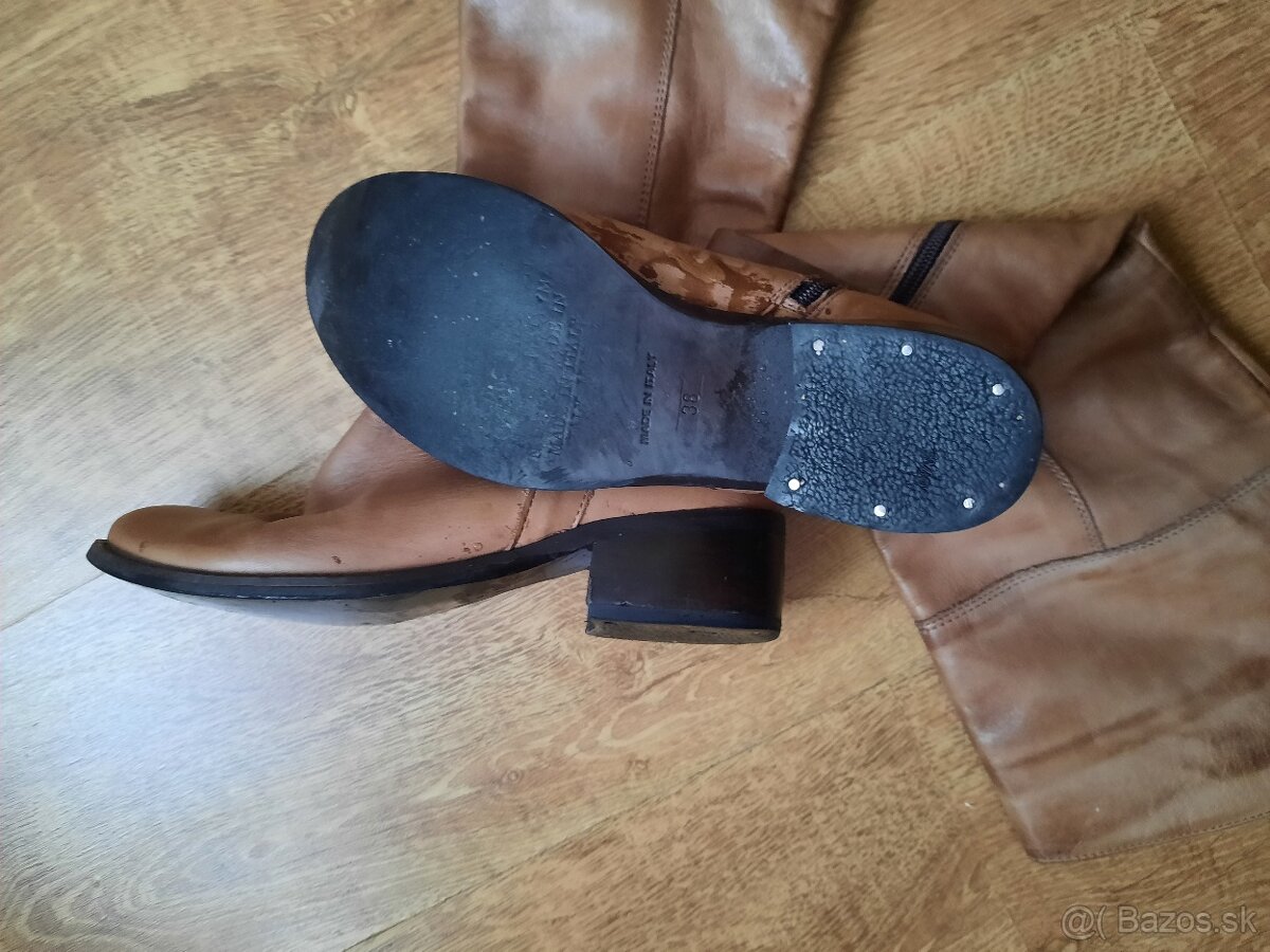 Kožené čižmy talianske - 3