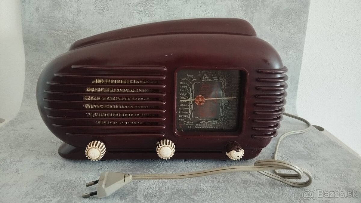 Bakelitové rádio Tesla TALISMAN - 3