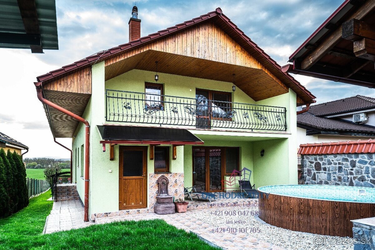 Rodinný dom s bazénom, relax zónou neďaleko Šíravy - 3