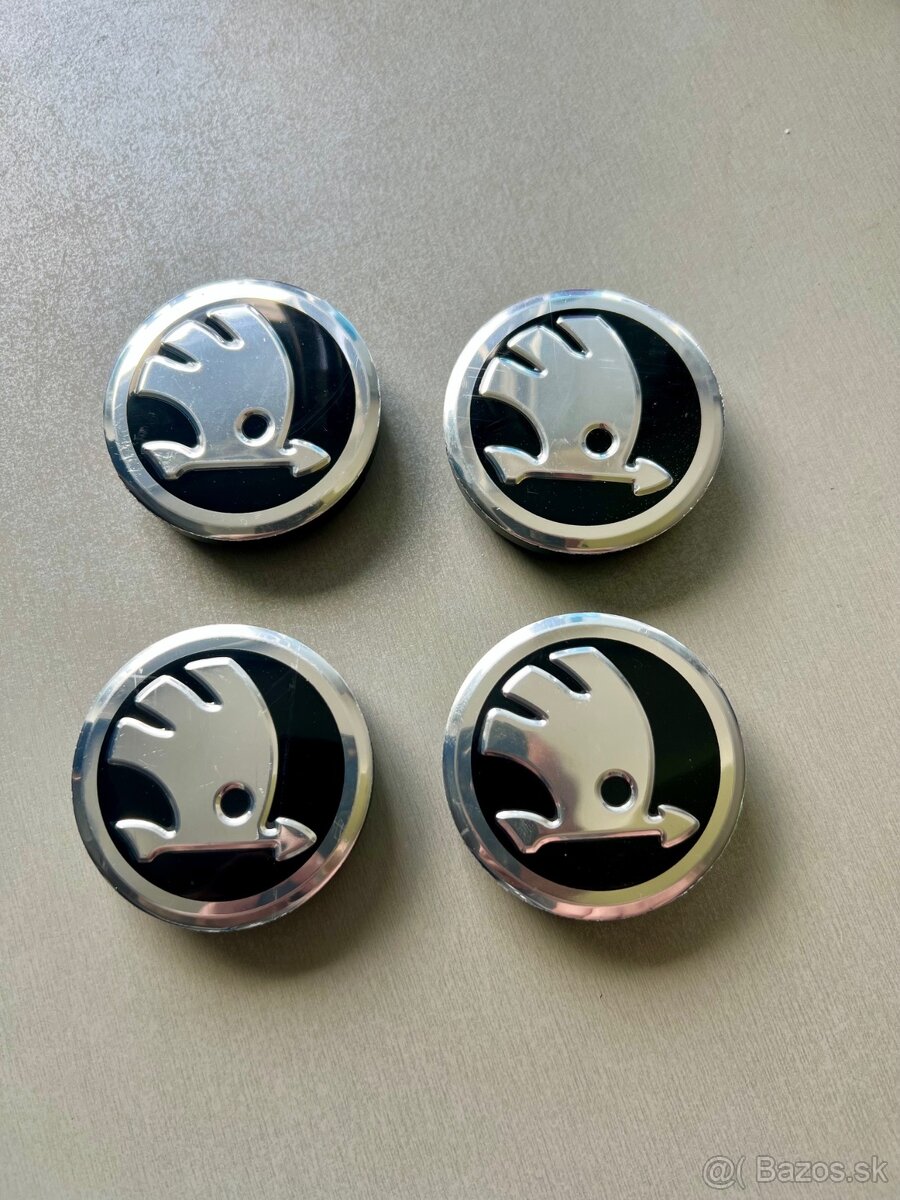 Krytky na disky elektrony Škoda + ventilkové krytky - 3