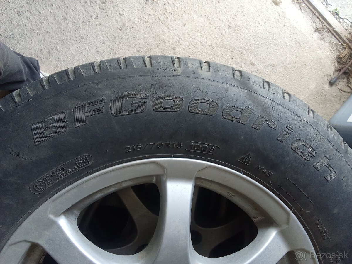 Alu disky 5x114,3 R16+pneu - 3