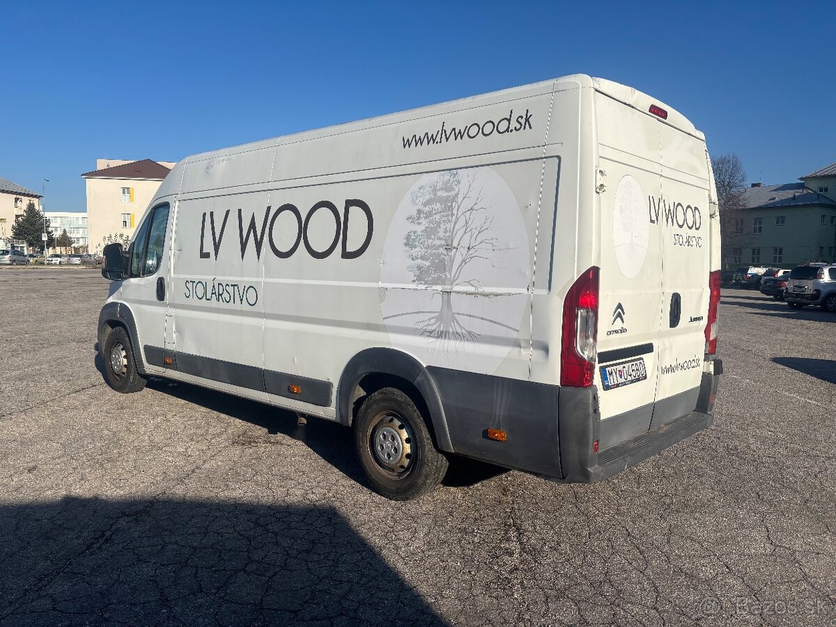 Citroen Jumper MAXI 2.2.HDI L4H3 kúpené v SR 117000km - 3