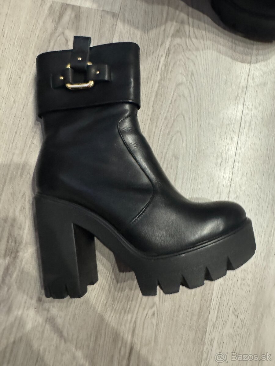 Buffalo kožené čižmy 38 - 3