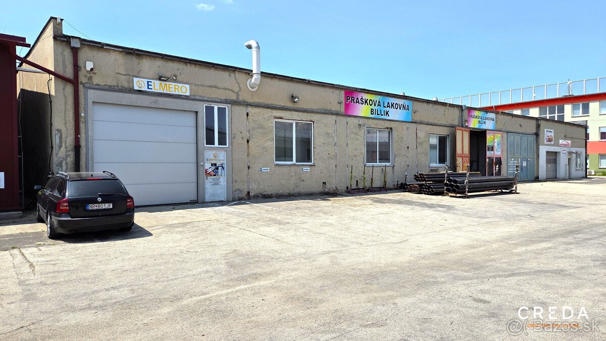 CREDA | predaj hala s lakovňou, Nitra - Priemyselná ul. - 3