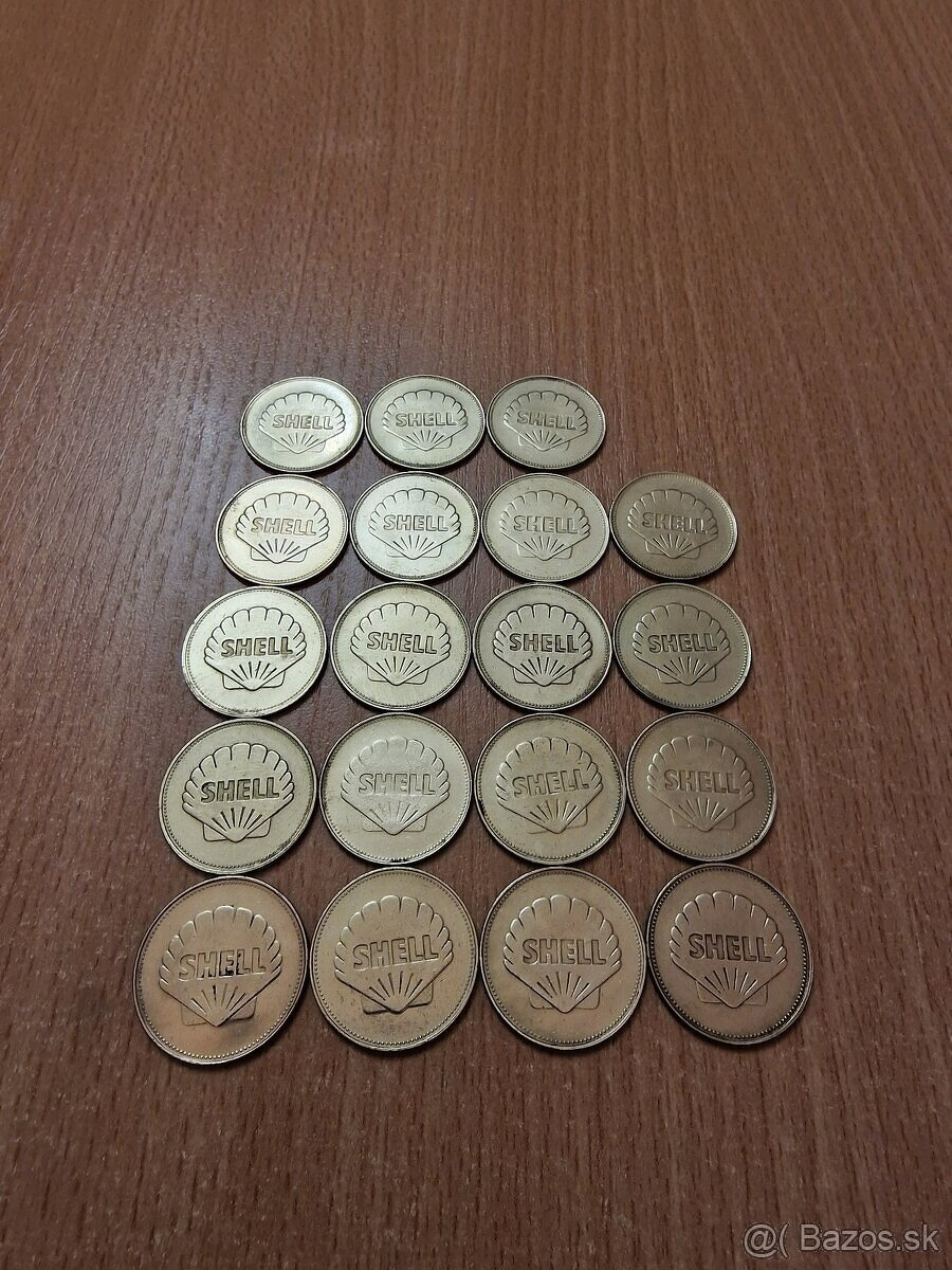Zberateľské mince Shell - 3
