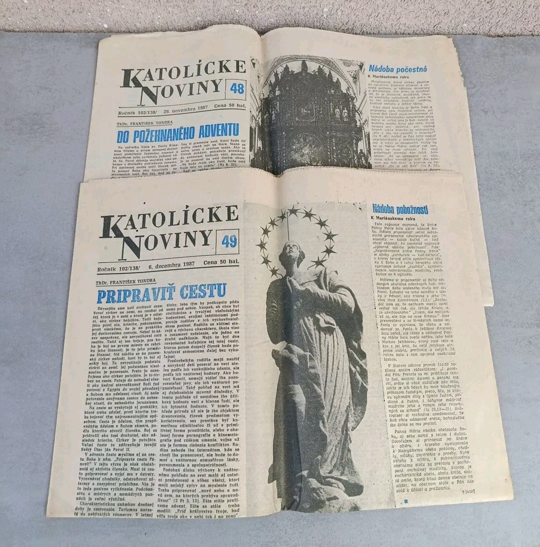 Staré Katolícke noviny 8 kusov - 3