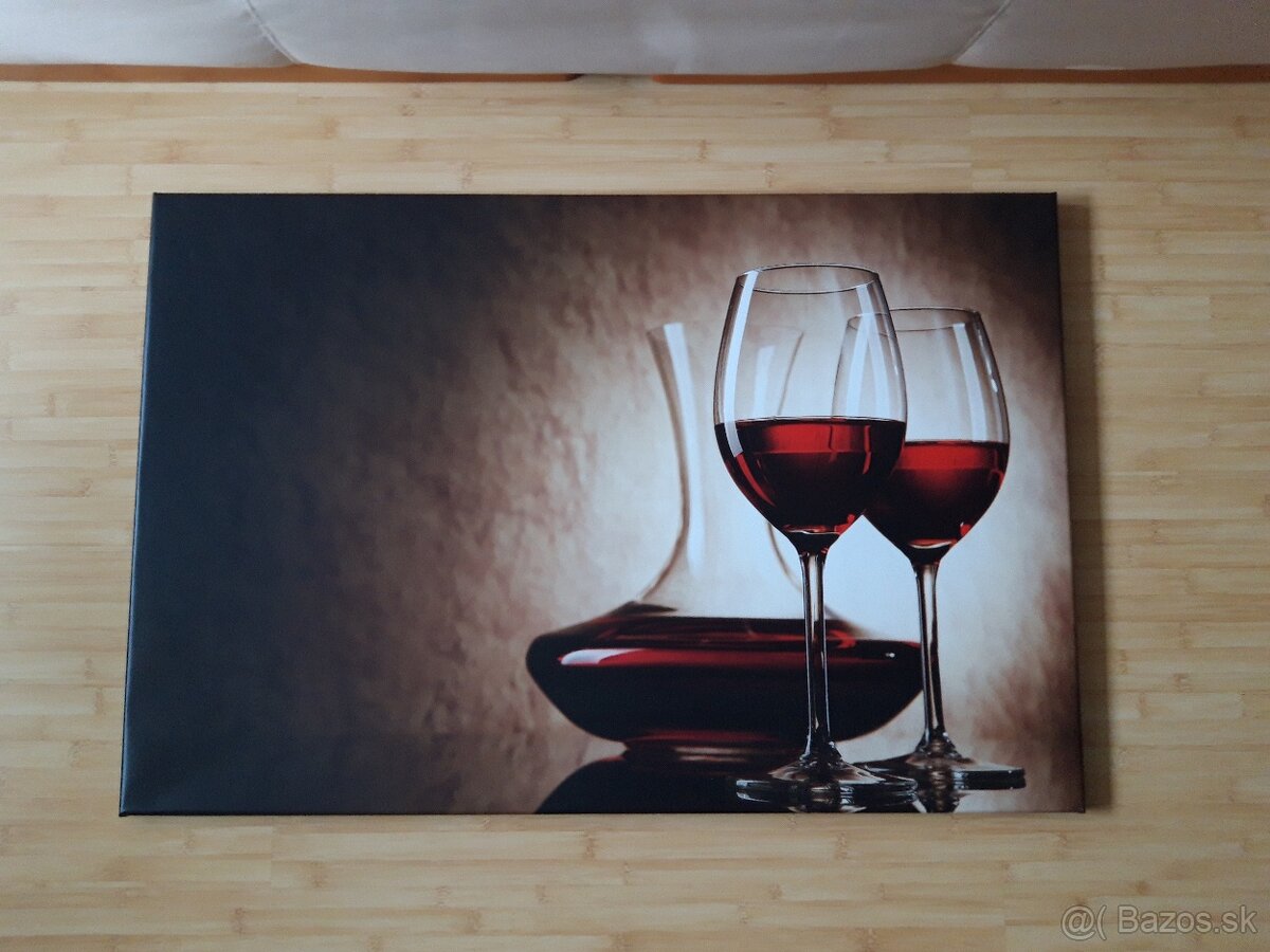 Predám 2 obrazy, motív červené - 3