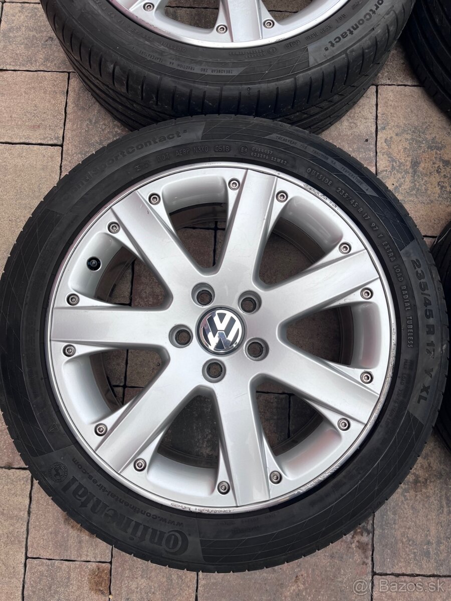 Orig. hliníkové disky VW BBS R17, 5x112 - 3