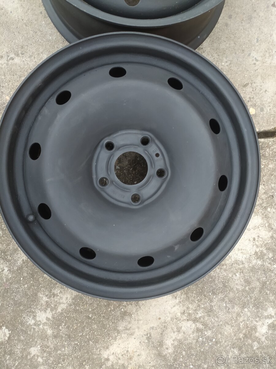 5x108 r16 plechové disky - 3