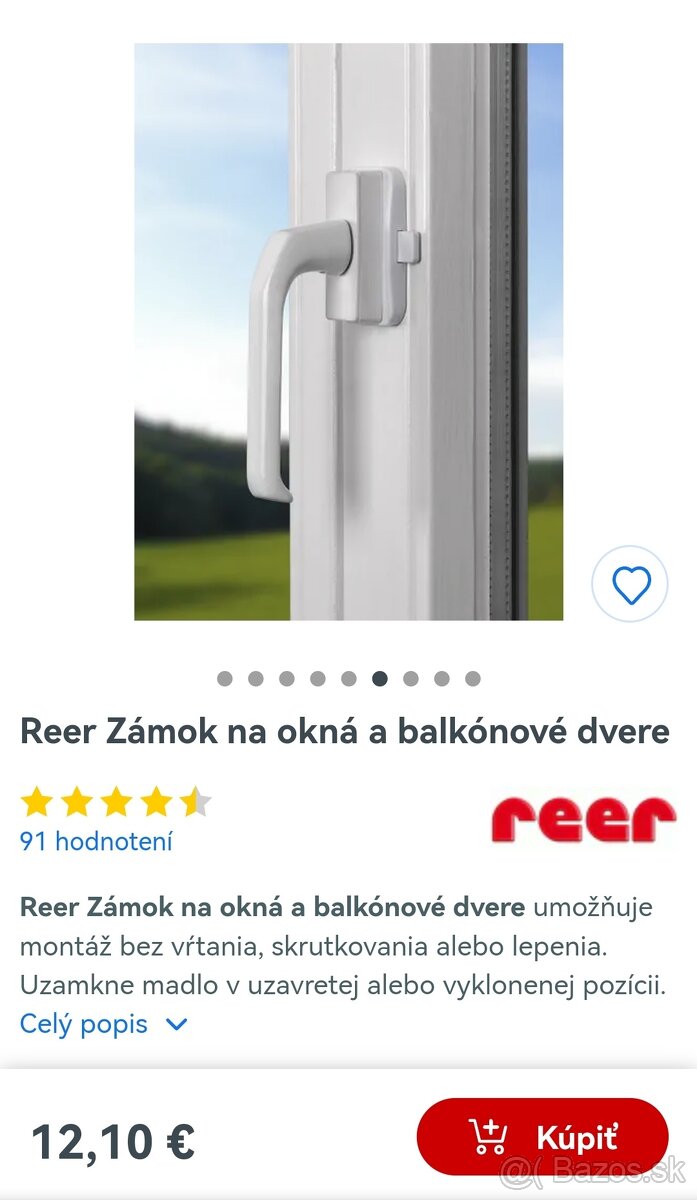 Predám detskú poistku na okno - 3
