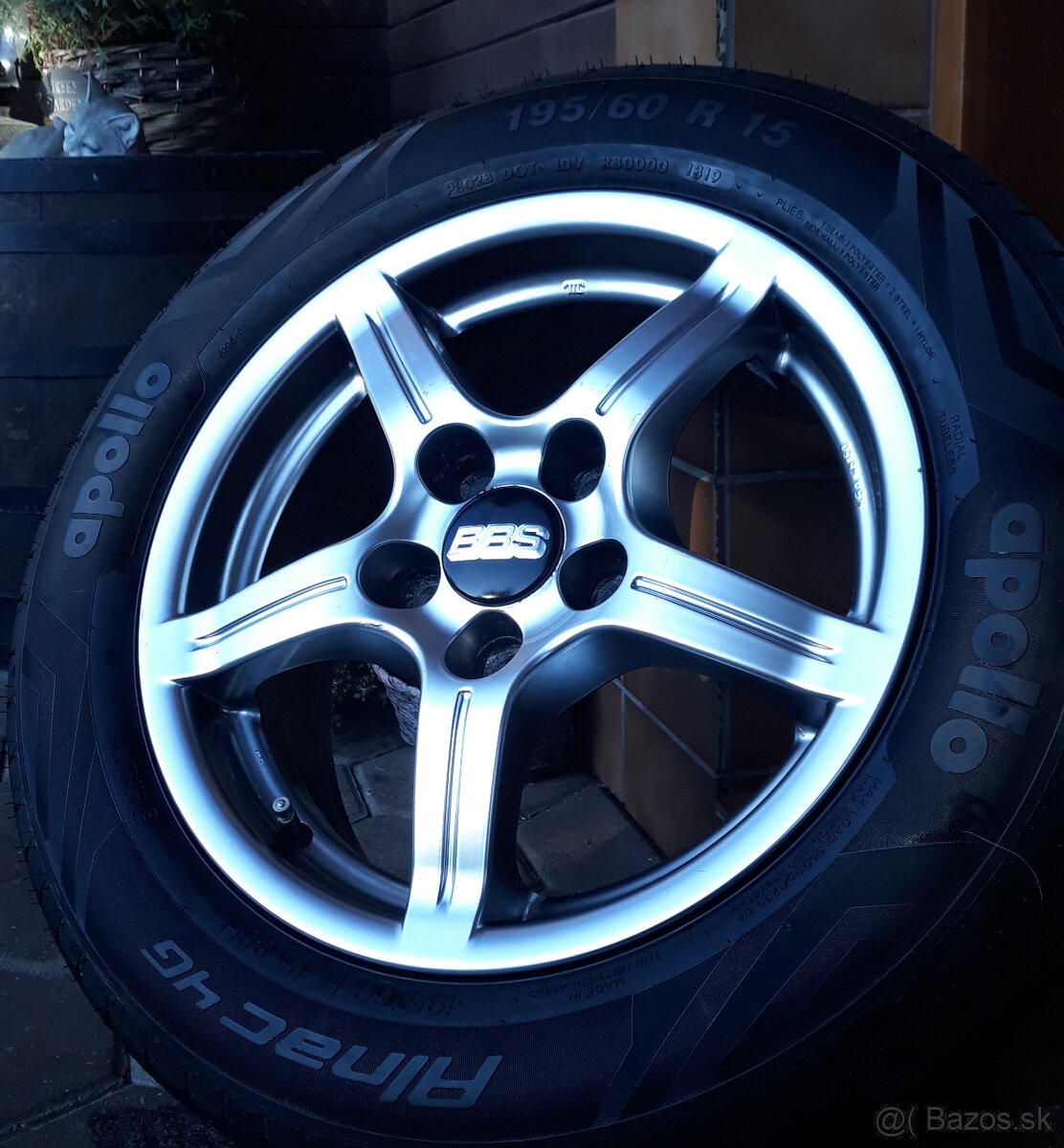 alu R15 5x110, Opel Astra, (+pneu 195/60, takmer NOVÉ) - 3
