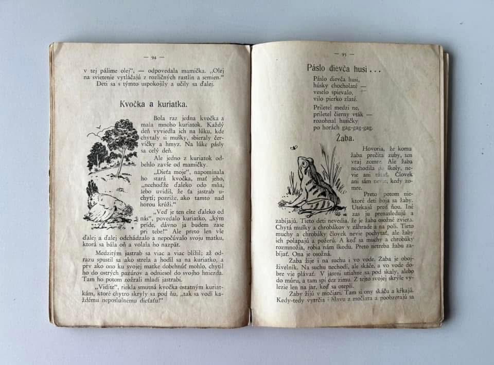 100 ročná slovenská Čítanka - 3