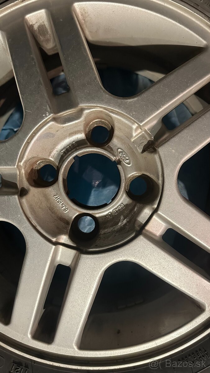 Originálne Ford elektróny R15 4x108 s Nokian Wetproof pneu - 3