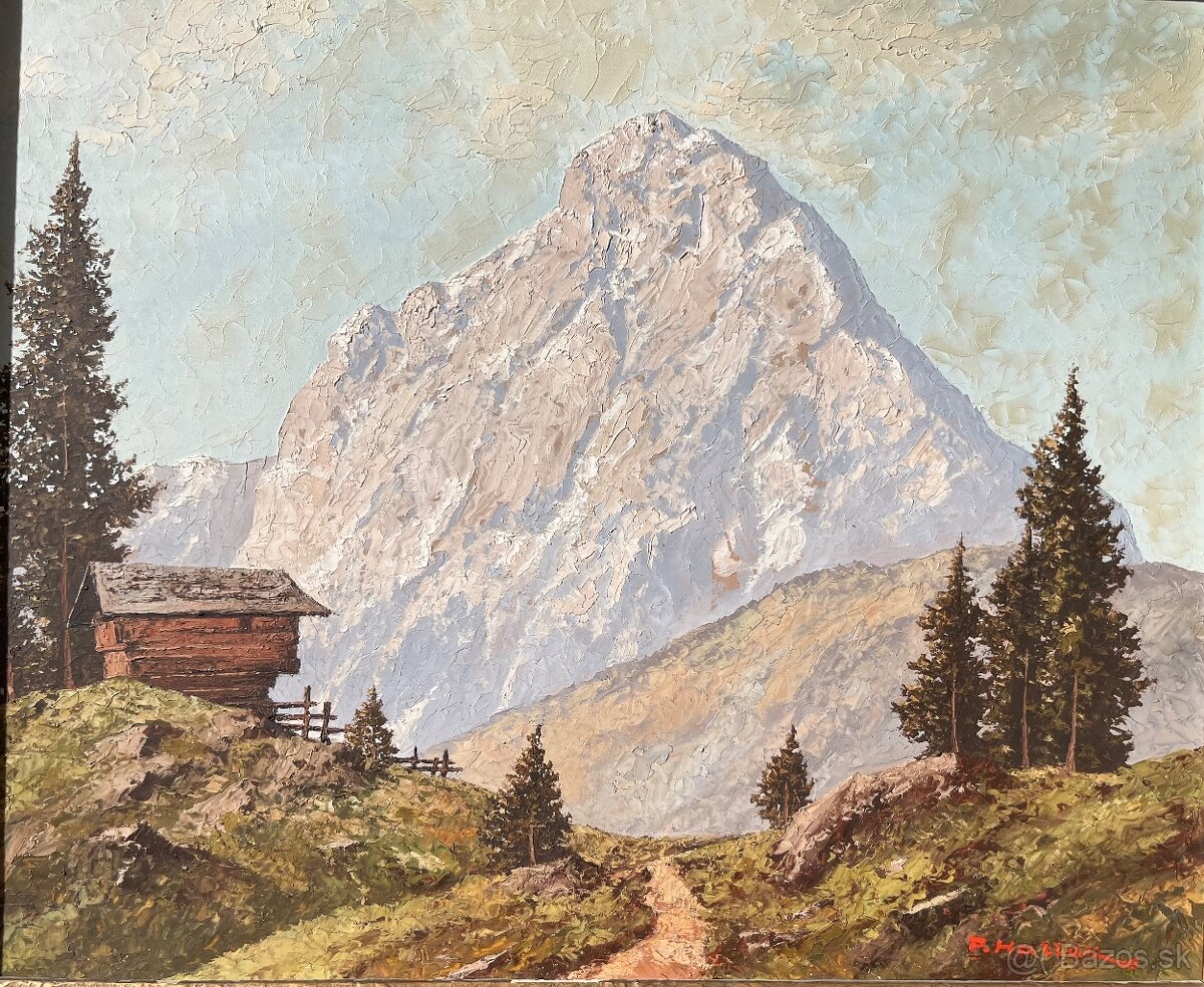 Obraz Chata a Hory 57x47 cm - 3