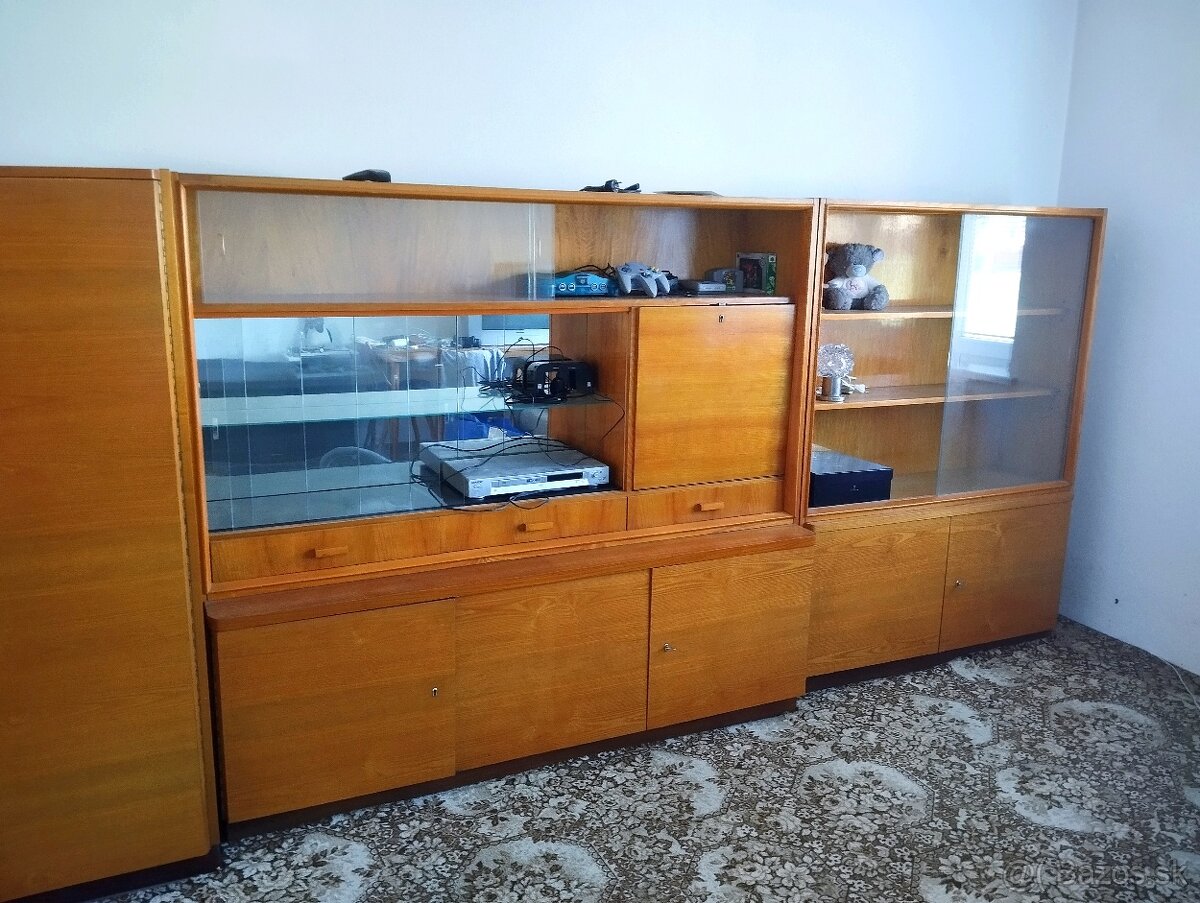 Obývacia stena 70-te roky - zachovalý stav - 3