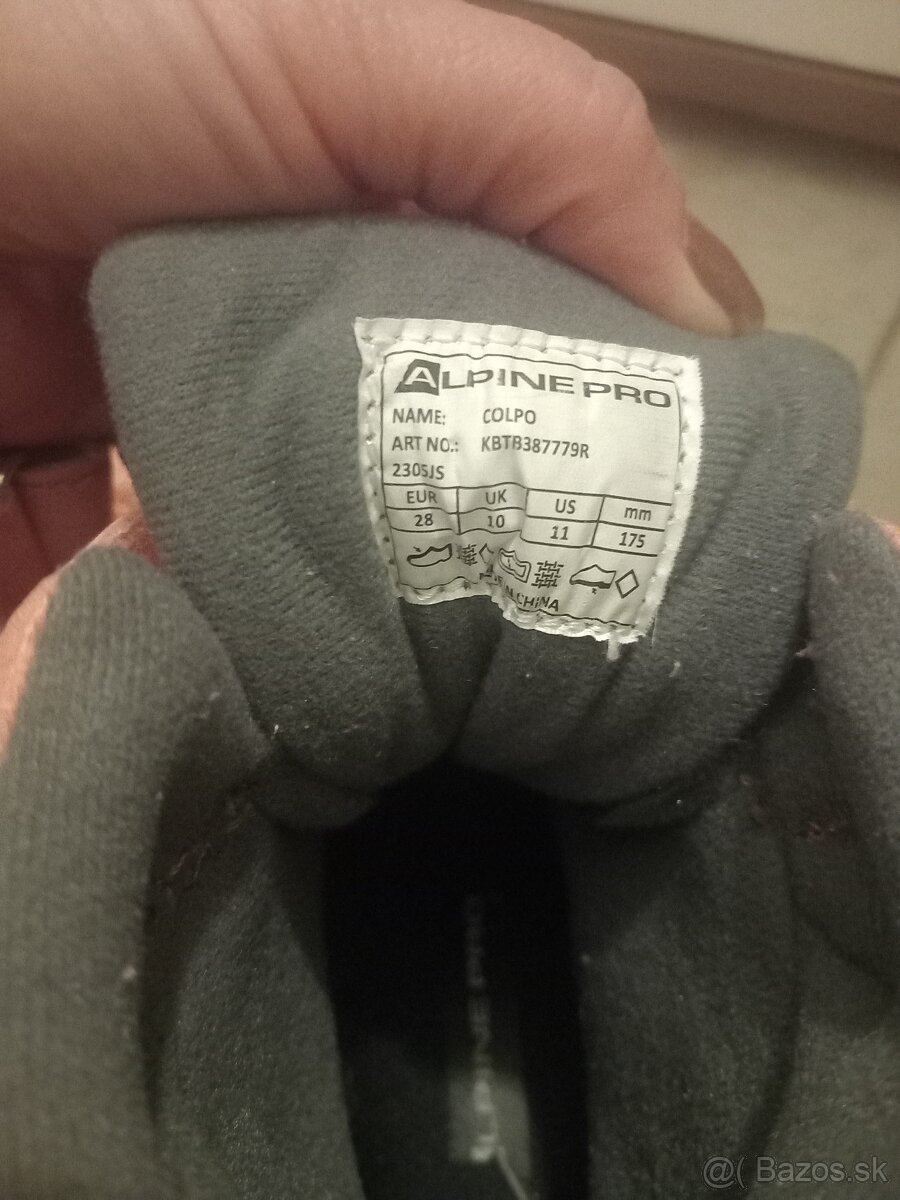 Dievčenské zimné topánky č.28 - 3