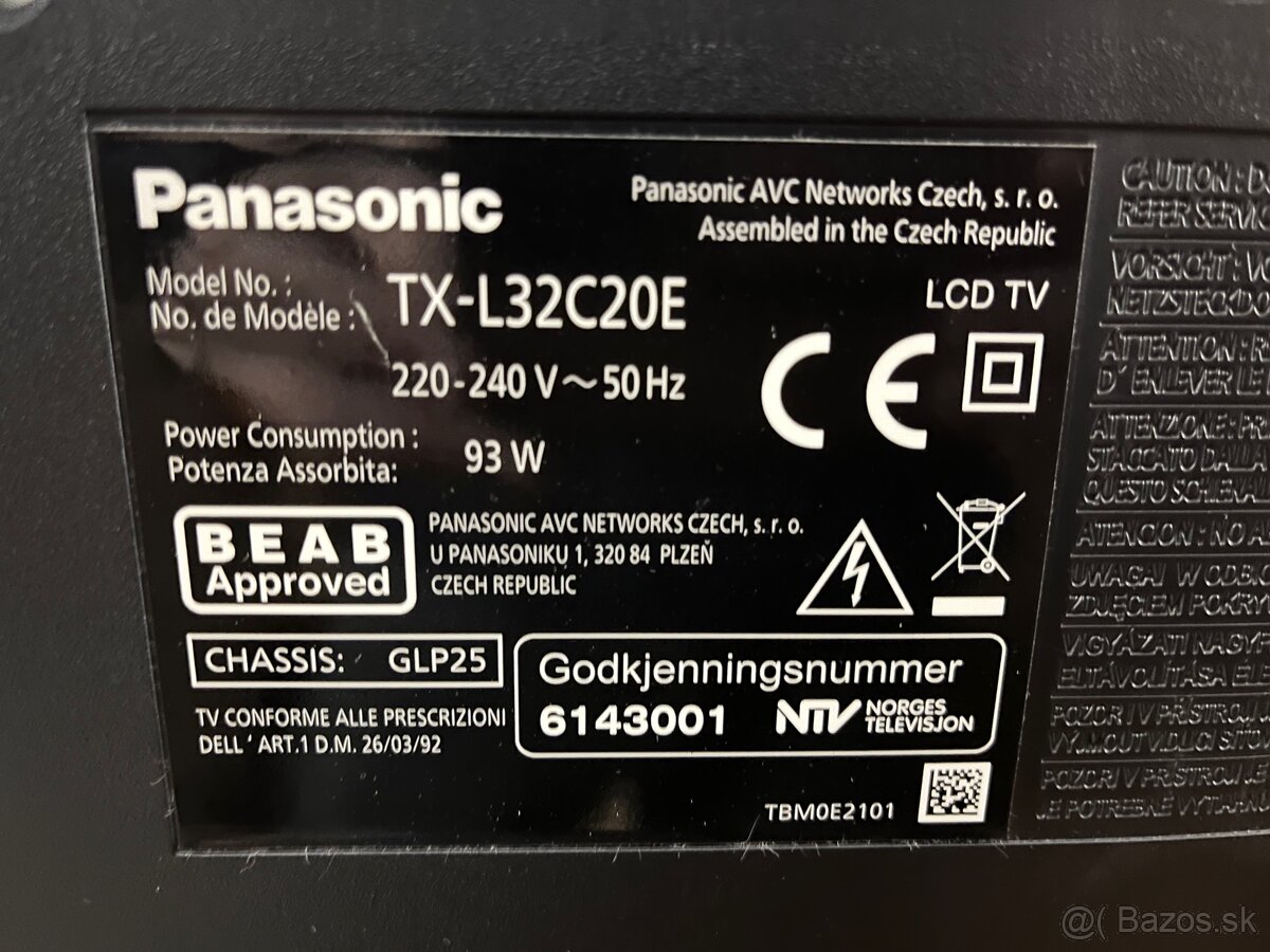 TV Panasonic LCD 80cm uhlopriečka - 3