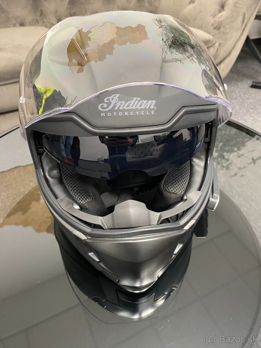 Prilba Indian A606 s Intercom Sena R50 - 3