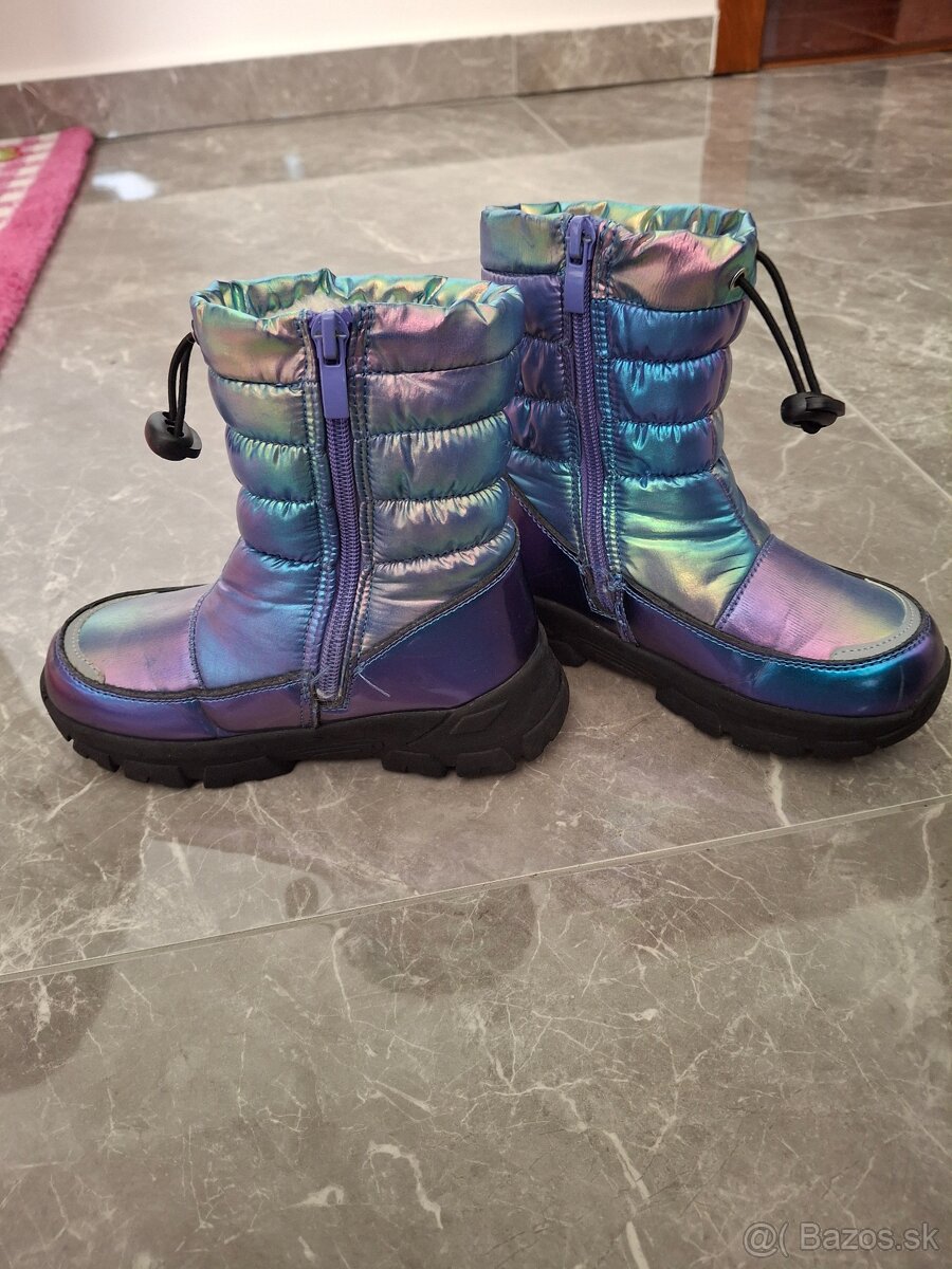 Zimné čižmy/snehule nelli blue 28 - 3